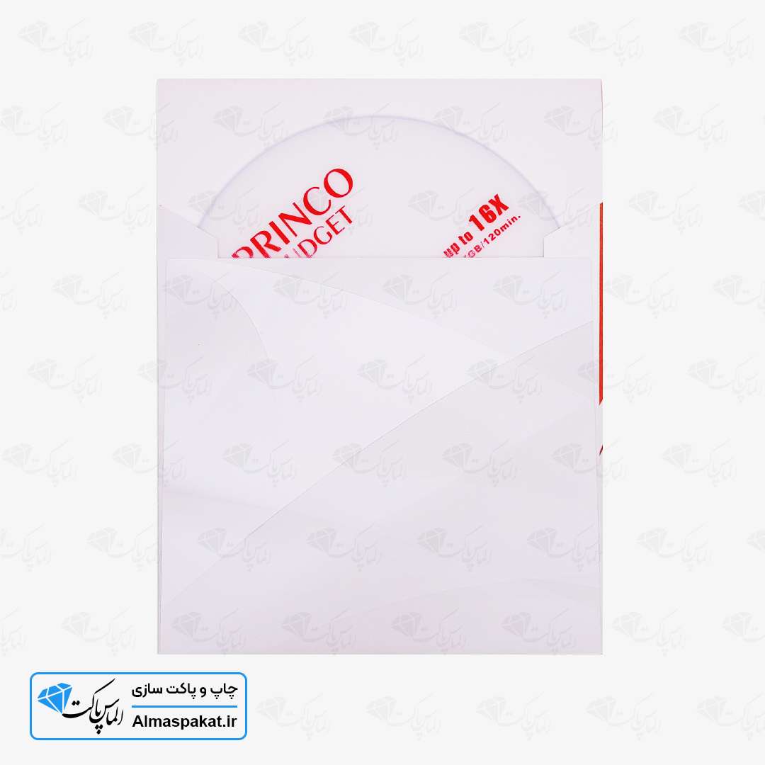 الماس پاکت - چاپ پاکت CD (برش ساده)